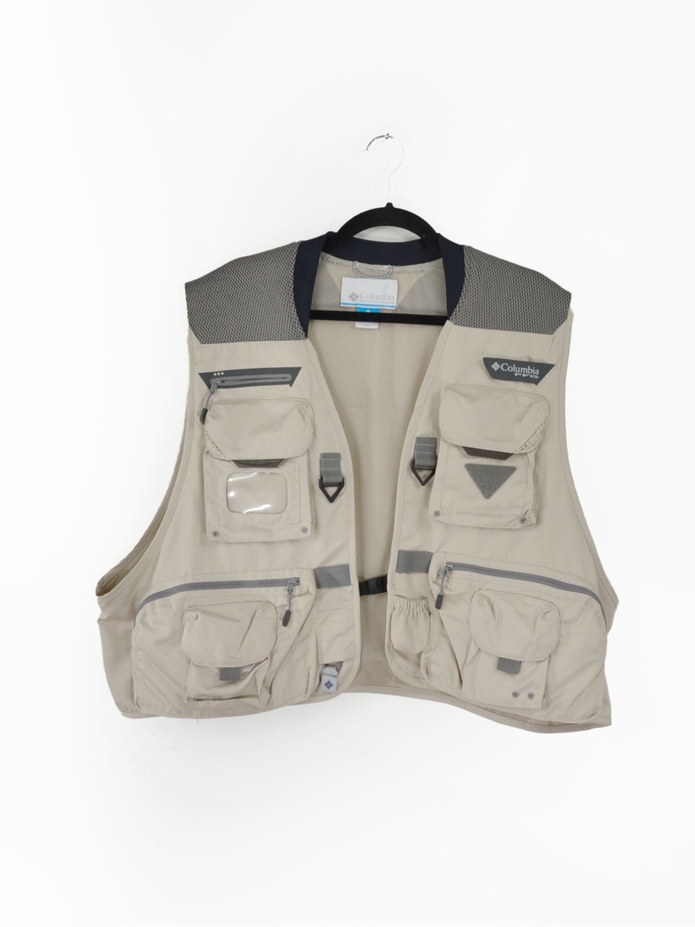 Columbia Sportswear Utility Vest Jacket Zipper Multipocket Hunting Fishing Vest